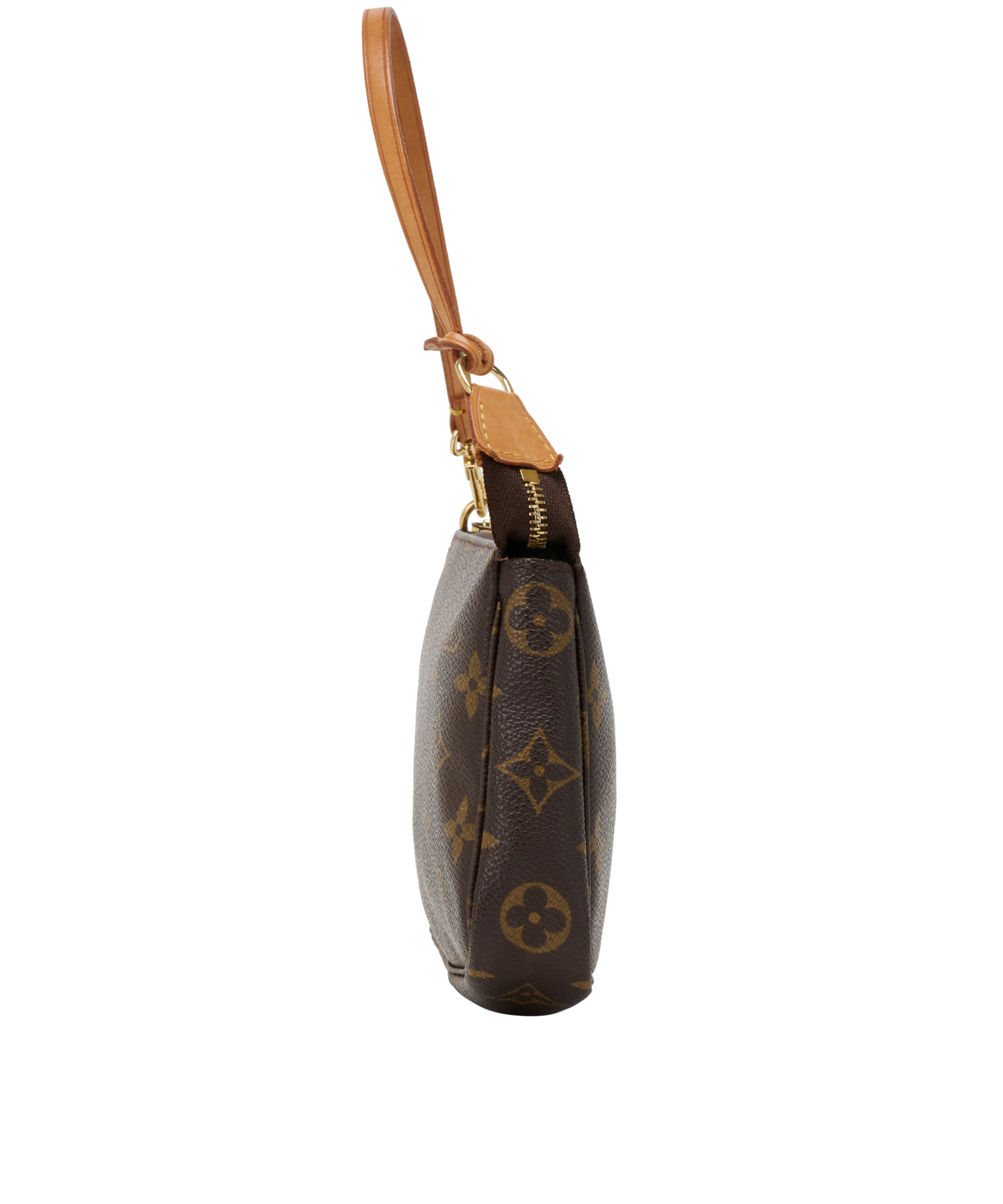 Pochette, &pound;630, Handbags, Brown, Canvas, Bottom view